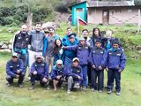 Nuestro grupo de excursionistas, Camino Inca